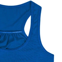 Soccer Flowy Racerback Tank Top - Patriotic Soccer -Sport Gift Store BLUE FLOWY CLOSE 1