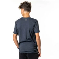 Wrestling T-Shirt Short Sleeve - Unleash The Beast -Sport Gift Store CHARCOAL BACK BOYS BLANK 1