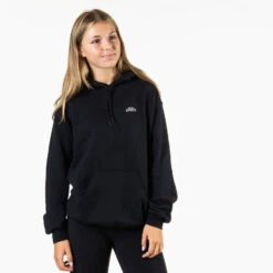 Pickleball Hooded Sweatshirt - Day Dinker (Back Design) -Sport Gift Store CTS LOGO BLACK FEMALE 1