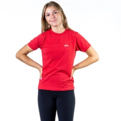 Pickleball Short Sleeve T-Shirt - This Is My Dinking Shirt (Back Design) -Sport Gift Store CTS SSTEE LOGO RED FEMALE 1
