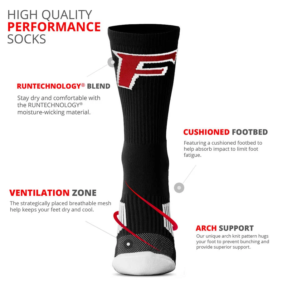 Custom Hockey Woven Mid-Calf Socks - Logo 7 Custom Hockey Woven Mid-Calf Socks - Logo - Image 5