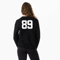 Crewneck Sweatshirt - Forget The Glass Slippers 8 Crewneck Sweatshirt - Forget The Glass Slippers -Sport Gift Store Female Crewneck Back Black Number 3