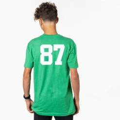 Hockey Short Sleeve T-Shirt - Pucky Charms -Sport Gift Store GREEN BACK BOYS NUMBER
