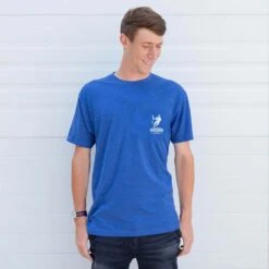 Guys Lacrosse Short Sleeve T-Shirt - Patriotic Stick (Back Design) 7 Guys Lacrosse Short Sleeve T-Shirt - Patriotic Stick (Back Design) -Sport Gift Store GUYS LACROSSE SS MALE ROYAL FRONT