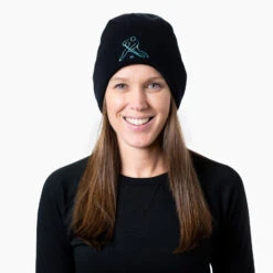 Hockey Embroidered Beanie - Hockey Player -Sport Gift Store HK 06606 model2