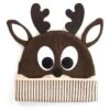 Happy Hatter Reindeer Knit Beanie Hat -Sport Gift Store HLH 4 Y