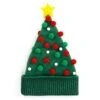 Happy Hatter Christmas Tree Knit Beanie Hat 1 Happy Hatter Christmas Tree Knit Beanie Hat -Sport Gift Store HLH 6 A