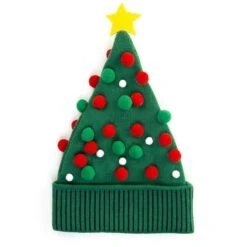 Happy Hatter Christmas Tree Knit Beanie Hat -Sport Gift Store HLH 6 A 2