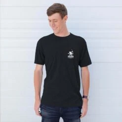 Hockey Short Sleeve T-Shirt - Dangle Snipe Celly Player (Back Design) 10 Hockey Short Sleeve T-Shirt - Dangle Snipe Celly Player (Back Design) -Sport Gift Store HOCKEY SS MALE BLACK FRONT