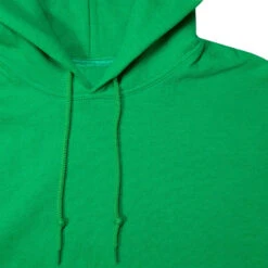Guys Lacrosse Hooded Sweatshirt - Max The Lax Dog -Sport Gift Store HOODED SWEATSHIRT GREEN CLOSEUP 5
