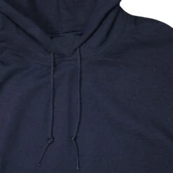 Soccer Hooded Sweatshirt - Just Kickin' It -Sport Gift Store HOODED SWEATSHIRT NAVY CLOSEUP 10