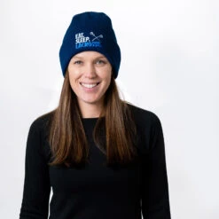 Lacrosse Embroidered Beanie - Eat Sleep Lacrosse -Sport Gift Store LX 12422 model2