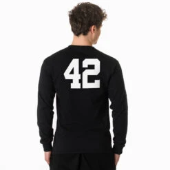 Pickleball Tshirt Long Sleeve - Eat. Sleep. Pickleball -Sport Gift Store MALE BLACK LSTEE NUMBER 4