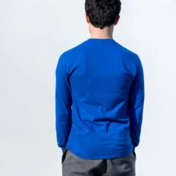 Wrestling Tshirt Long Sleeve - Just Wrestle -Sport Gift Store MALE ROYAL LSTEE BLANK