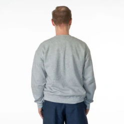 Wrestling Crewneck Sweatshirt - All I Do Is Pin -Sport Gift Store Male Crewneck Back Gray Blank 1