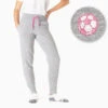 Soccer Embroidered Jogger - Soccer Ball Gray/Pink -Sport Gift Store SC 03653 Model 1