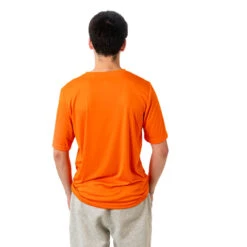 Wrestling Short Sleeve Performance Tee - All I Do Is Pin -Sport Gift Store SSTECH M ORANGE BACK