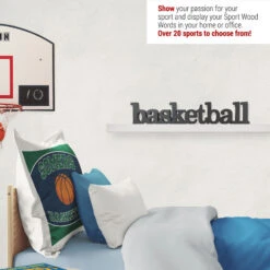 Basketball Ready For Team Autograph Wood Words -Sport Gift Store bk 01590 6