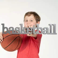 Basketball Wood Words -Sport Gift Store bk 01590 LIFESTYLE