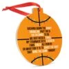 Basketball Round Ceramic Ornament - Jingle All The Way 1 Basketball Round Ceramic Ornament - Jingle All The Way -Sport Gift Store bk 01761 MAIN