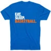 Basketball T-Shirt Short Sleeve Eat. Sleep. Basketball.