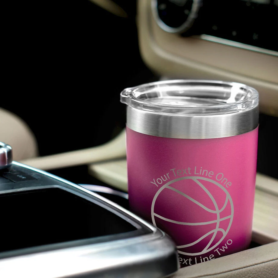Basketball 20 Oz. Double Insulated Tumbler - Icon 7 Basketball 20 Oz. Double Insulated Tumbler - Icon - Image 5