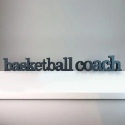 Basketball Coach Wood Words Ready To Autograph -Sport Gift Store bk 02178 pen 2