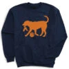 Basketball Crewneck Sweatshirt - Baxter The Basketball Dog