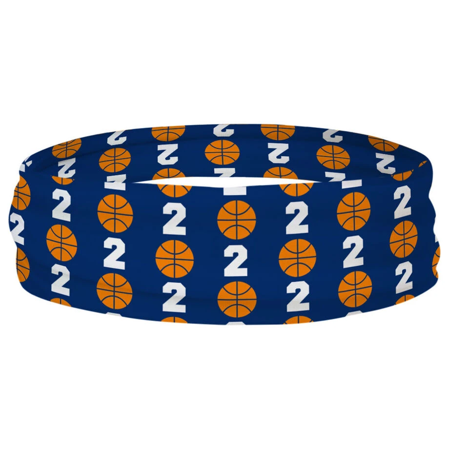 Basketball Multifunctional Headwear - Personalized Team Number Repeat RokBAND 5 Basketball Multifunctional Headwear - Personalized Team Number Repeat RokBAND - Image 3