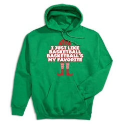 Basketball Hooded Sweatshirt - Basketball's My Favorite