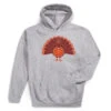 Basketball Hooded Sweatshirt - Turkey Player -Sport Gift Store bk 02310 GRAY
