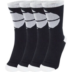 Basketball Woven Mid-Calf Sock Set - Ball Wrap (Black/White) 10 Basketball Woven Mid-Calf Sock Set - Ball Wrap (Black/White) -Sport Gift Store bk 02326 4