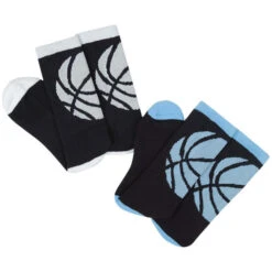 Basketball Woven Mid-Calf Sock Set - Block -Sport Gift Store bk 02332 3