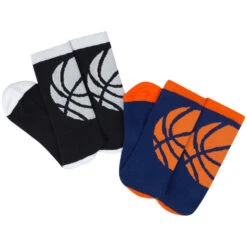 Basketball Woven Mid-Calf Sock Set - Jump Shot -Sport Gift Store bk 02333 3