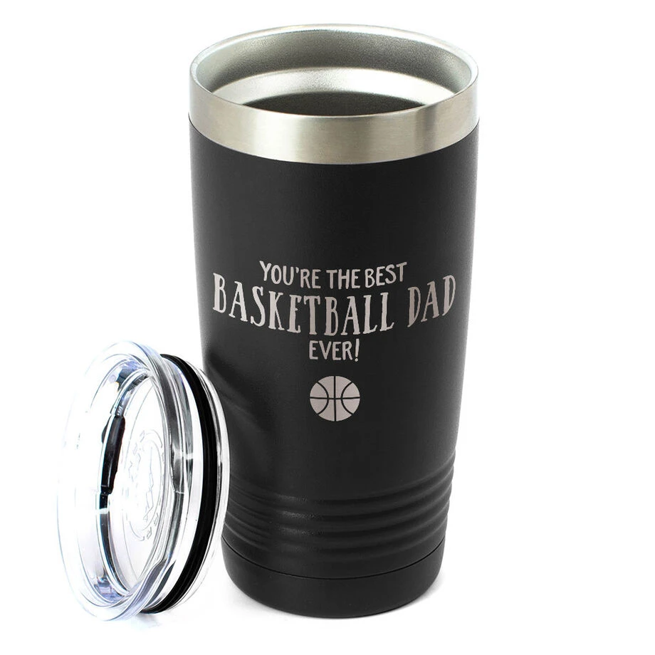 Basketball 20oz. Double Insulated Tumbler - You're The Best Dad Ever 4 Basketball 20oz. Double Insulated Tumbler - You're The Best Dad Ever - Image 2