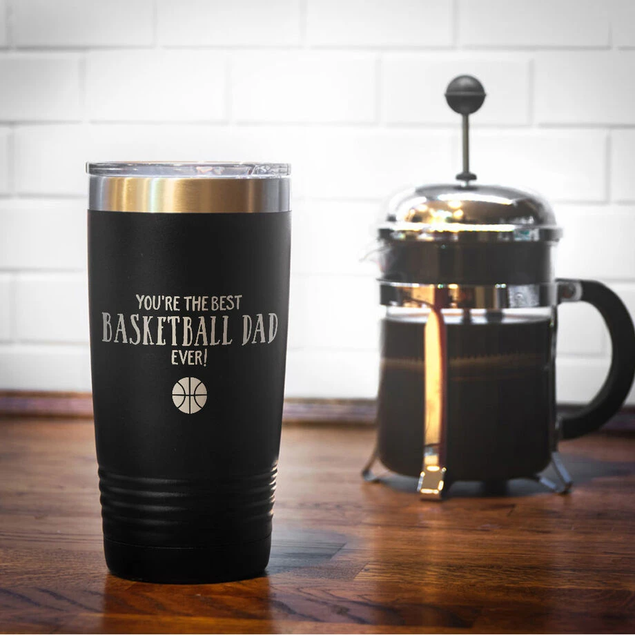 Basketball 20oz. Double Insulated Tumbler - You're The Best Dad Ever 8 Basketball 20oz. Double Insulated Tumbler - You're The Best Dad Ever - Image 6