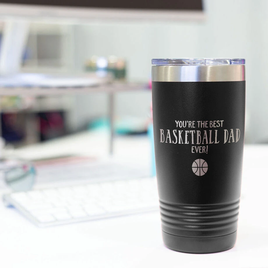 Basketball 20oz. Double Insulated Tumbler - You're The Best Dad Ever 9 Basketball 20oz. Double Insulated Tumbler - You're The Best Dad Ever - Image 7