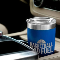 Basketball 20oz. Double Insulated Tumbler - Basketball Dad Fuel -Sport Gift Store bk 02485 ROYAL CAR