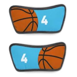 Basketball Repwell® Sandal Straps - Ball And Number Reflected
