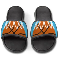 Basketball Repwell® Slide Sandals - Ball In Net 9 Basketball Repwell® Slide Sandals - Ball In Net -Sport Gift Store bk 02494 CAROLINA FRONT