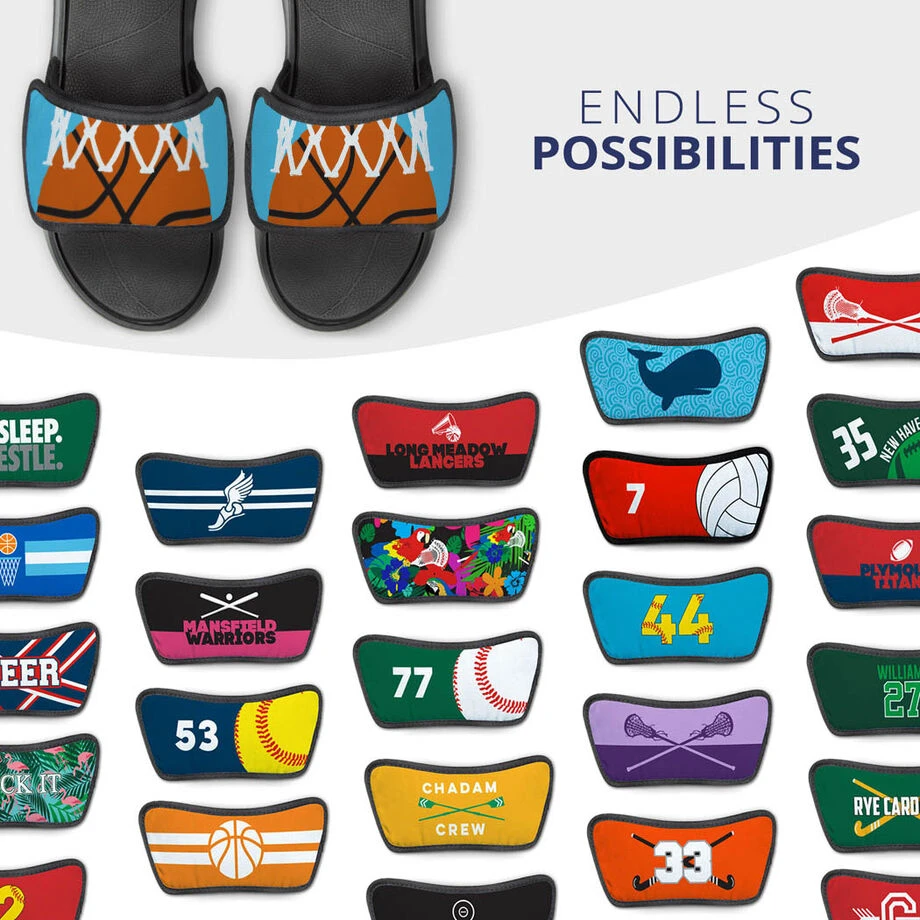 Basketball Repwell® Sandal Straps - Ball In Net 7 Basketball Repwell® Sandal Straps - Ball In Net - Image 5