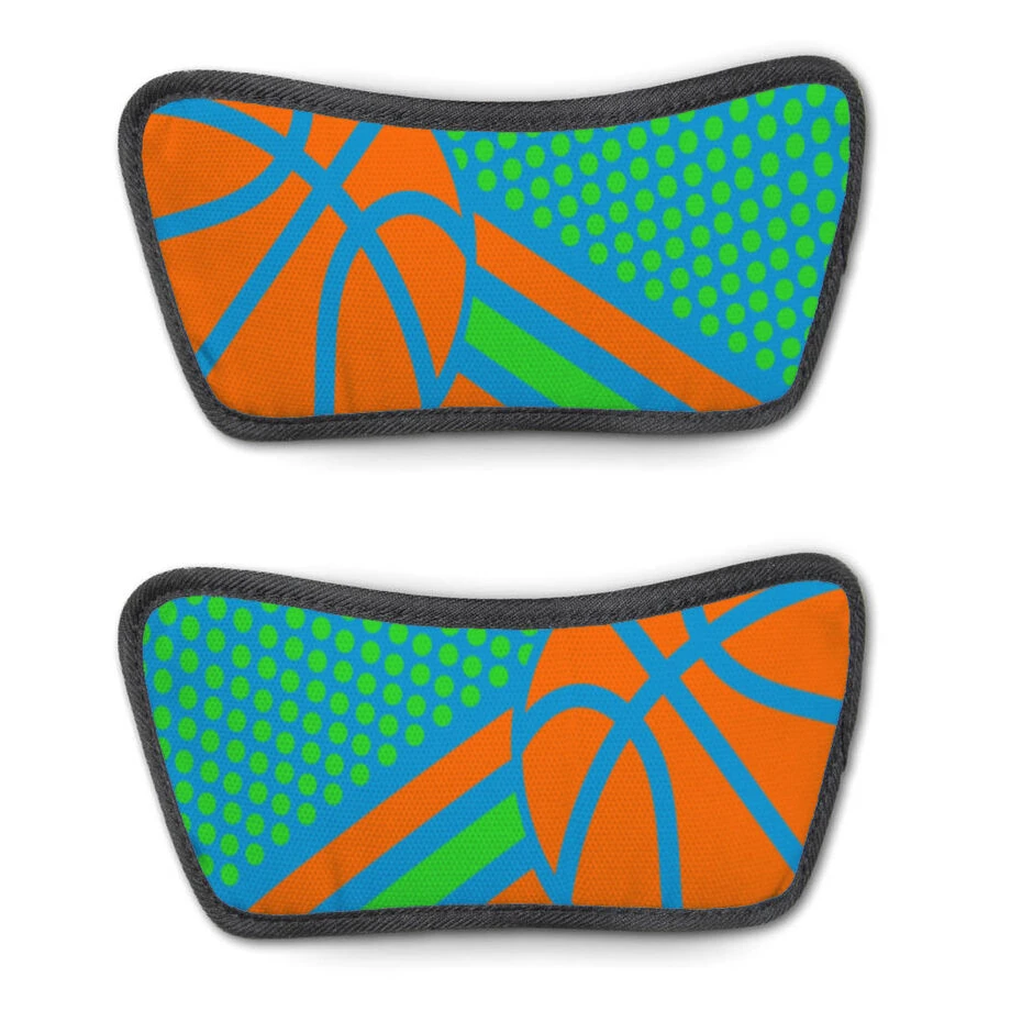 Basketball Repwell® Sandal Straps - Basketball Dots 3 Basketball Repwell® Sandal Straps - Basketball Dots