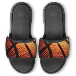 Basketball Repwell® Slide Sandals - Basketball Texture