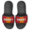 Basketball Repwell® Slide Sandals - Basketball With Text 1 Basketball Repwell® Slide Sandals - Basketball With Text -Sport Gift Store bk 02499 RED MAIN