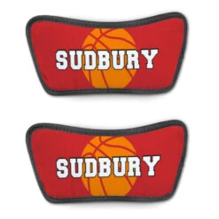 Basketball Repwell® Sandal Straps - Basketball With Text