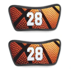 Basketball Repwell® Sandal Straps - Custom Basketball Number