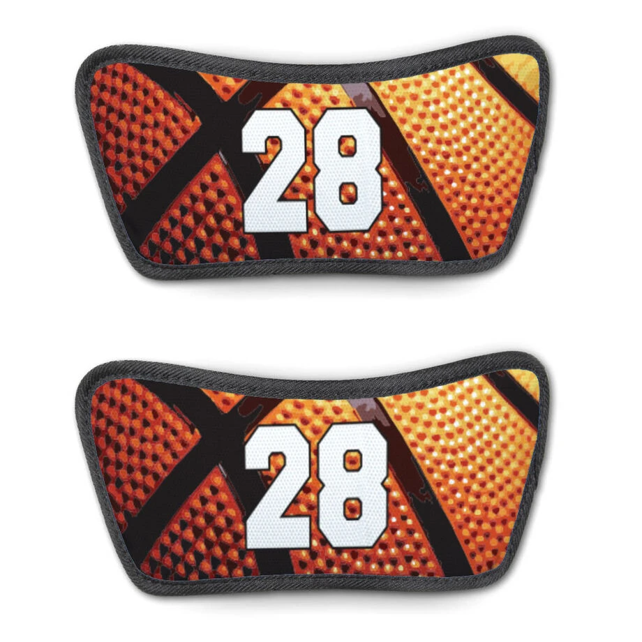 Basketball Repwell® Sandal Straps - Custom Basketball Number 3 Basketball Repwell® Sandal Straps - Custom Basketball Number