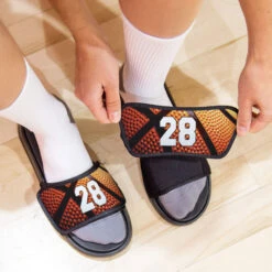Basketball Repwell® Sandal Straps - Custom Basketball Number 9 Basketball Repwell® Sandal Straps - Custom Basketball Number -Sport Gift Store bk 02500 STRAPS LIFESTYLE