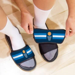 Basketball Repwell® Sandal Straps - Simple Stripe 9 Basketball Repwell® Sandal Straps - Simple Stripe -Sport Gift Store bk 02502 STRAPS NAVY LIFESTYLE