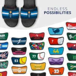 Basketball Repwell® Sandal Straps - Simple Stripe 11 Basketball Repwell® Sandal Straps - Simple Stripe -Sport Gift Store bk 02502 STRAPS NAVY MULTI